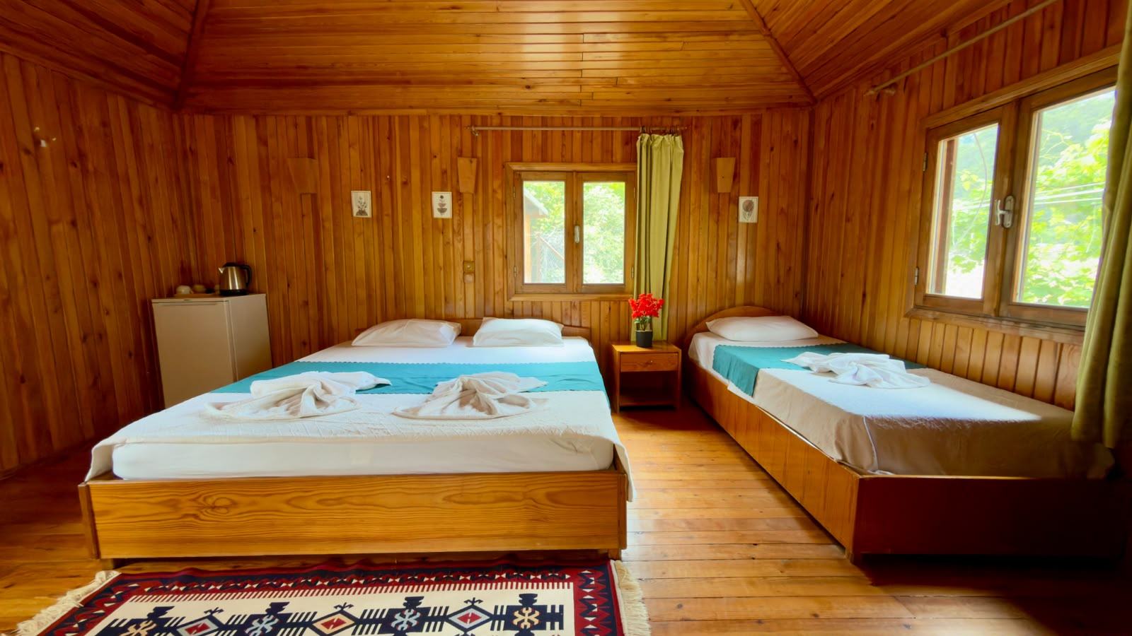 3-Person Rooms – Likya Yanartaş Bungalows
